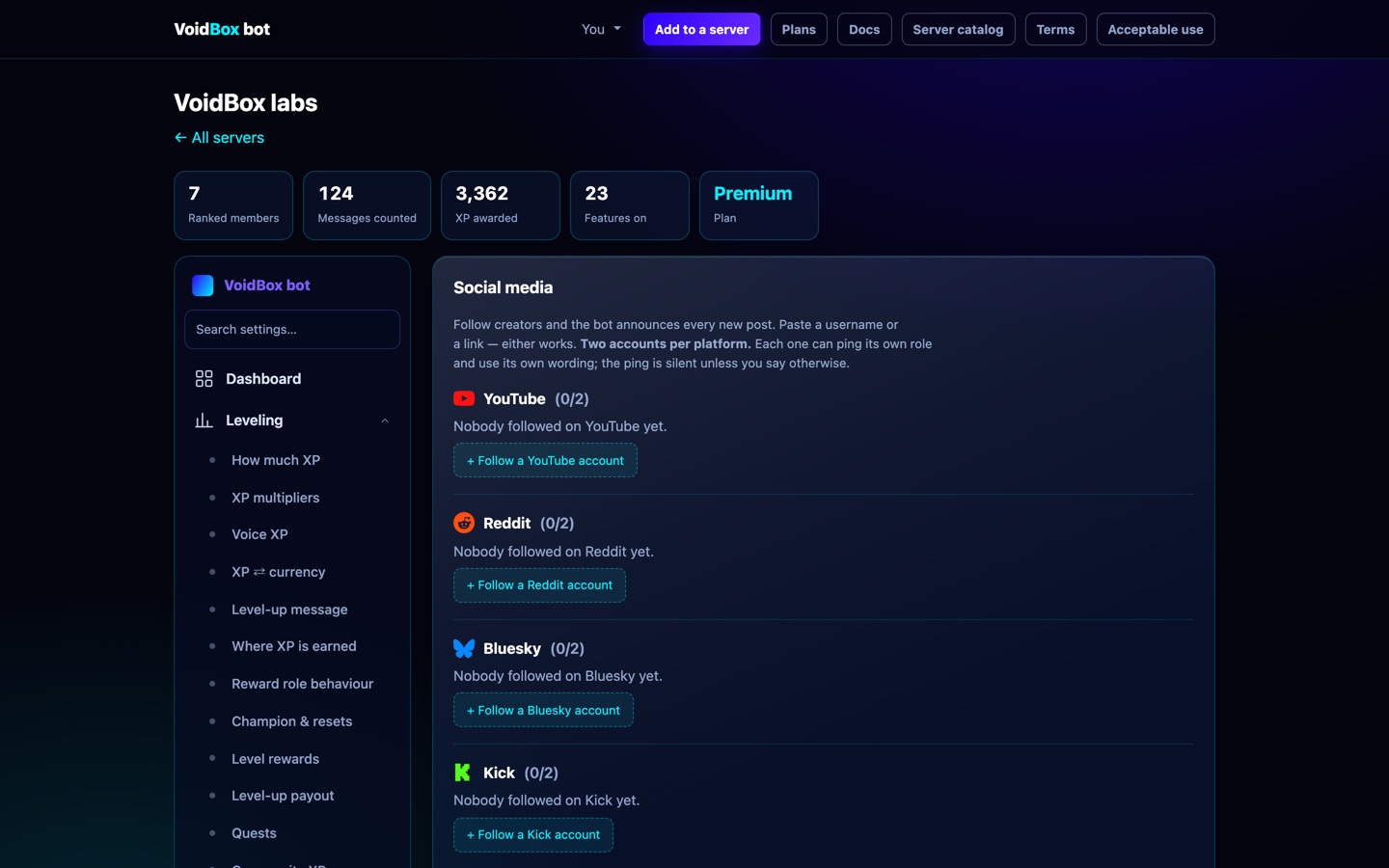 Social alert feeds